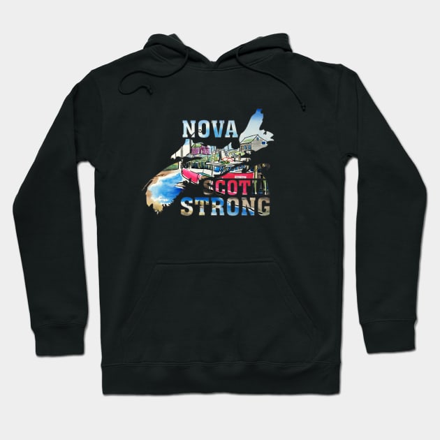 Nova Scotia Strong Hoodie by Nova Scotia Home 